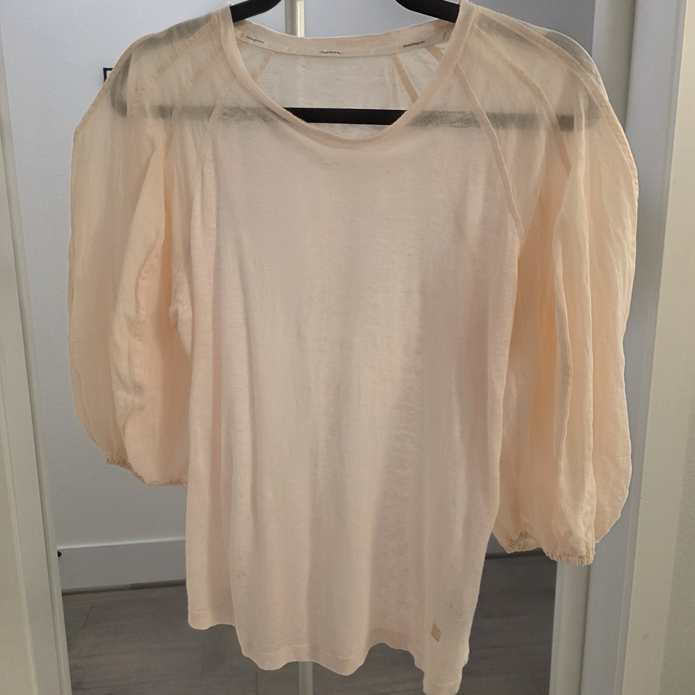 Zimmermann Soft Pink Blouse